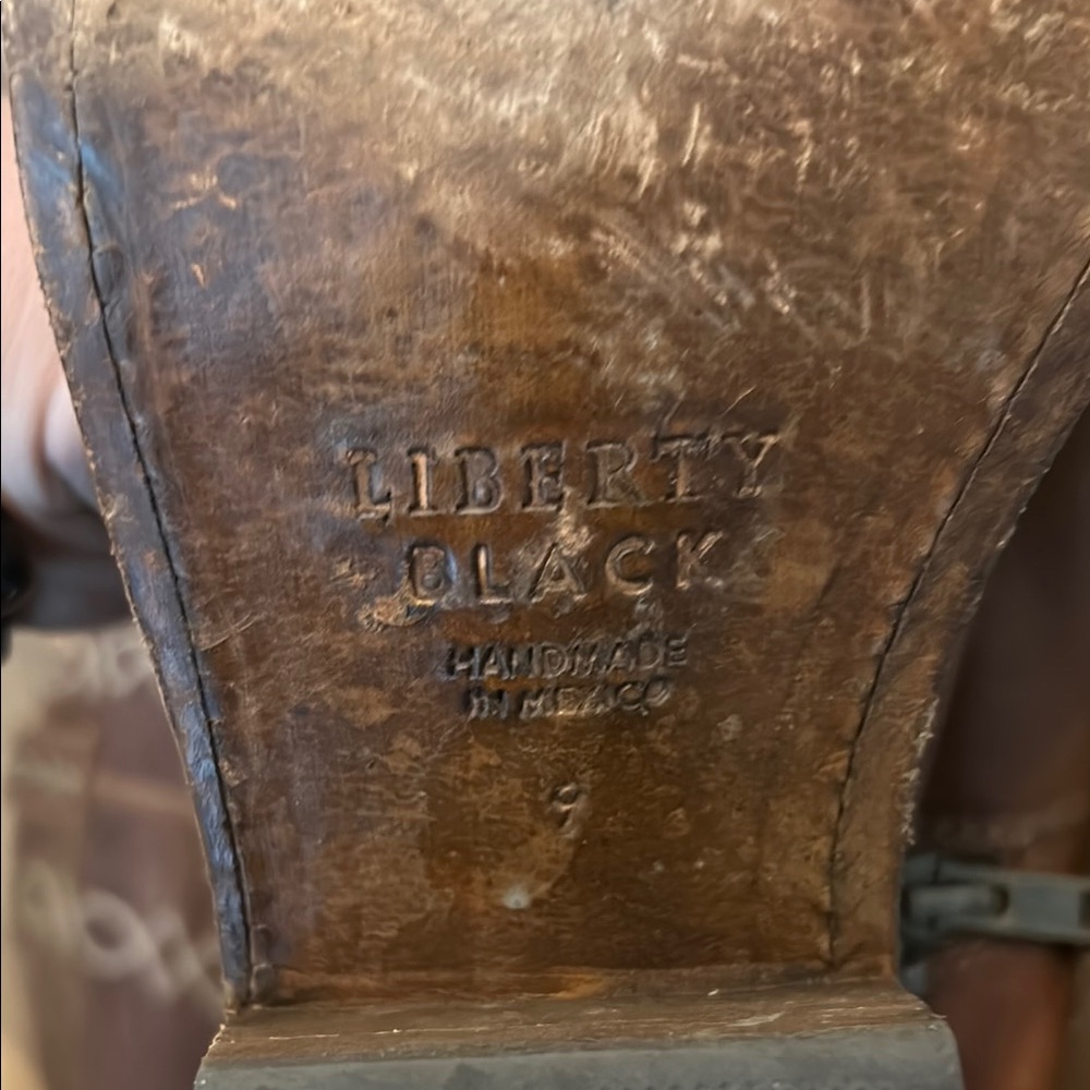 Liberty Black Brown Leather Boots - Picture 4 of 4